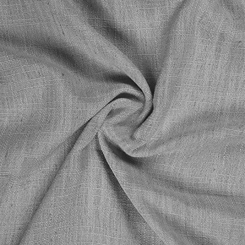 Drapifytex Pinch Pleat Polyester Faux Linen Curtain, 100 Inches Wide by 102 Inches Long, Beige Texture Curtains for Living Room and Bedroom (1 Panel)
