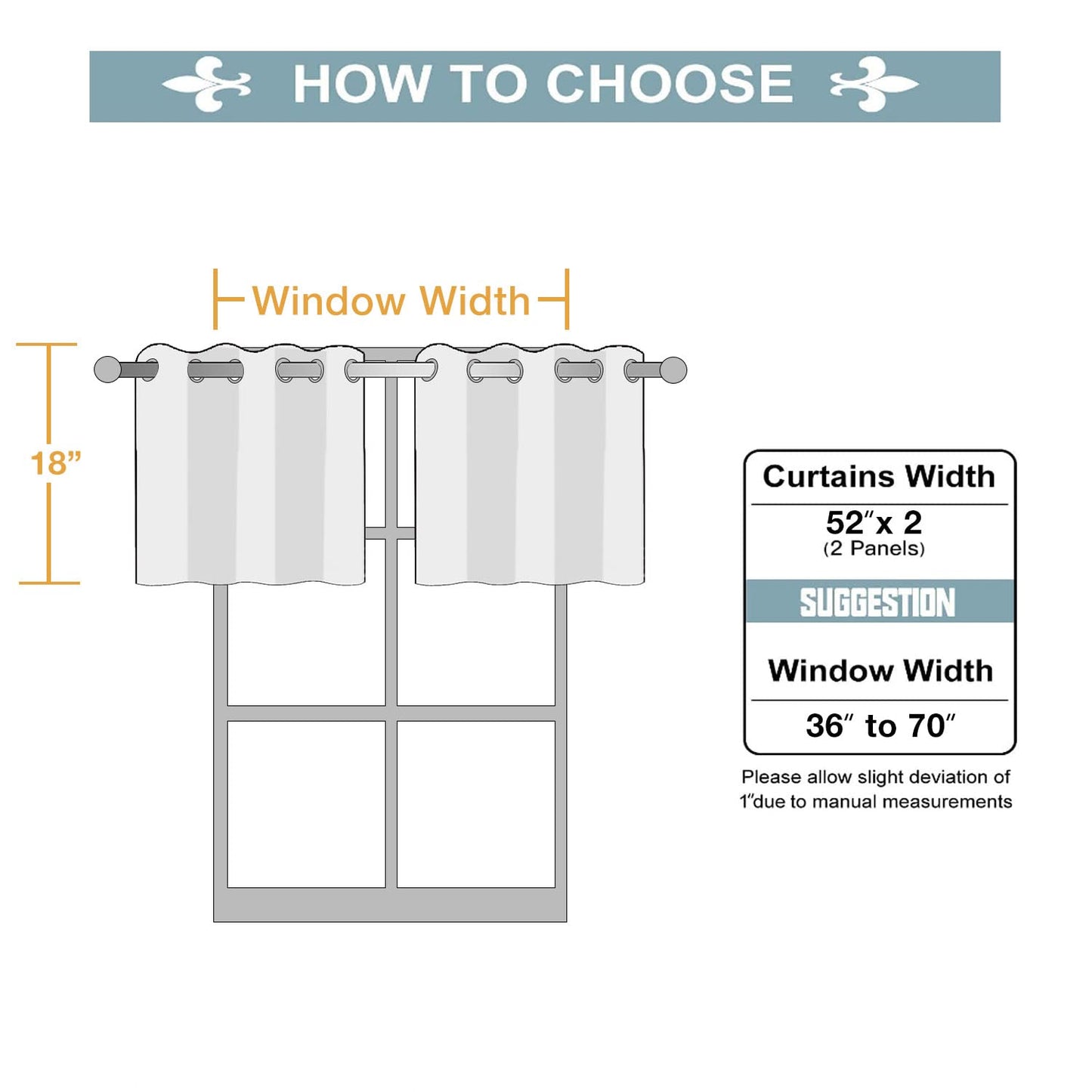 ChrisDowa Grommet Blackout Curtains for Bedroom and Living Room - 2 Panels Set Thermal Insulated Room Darkening Curtains (Dark Grey, 42 x 63 Inch)
