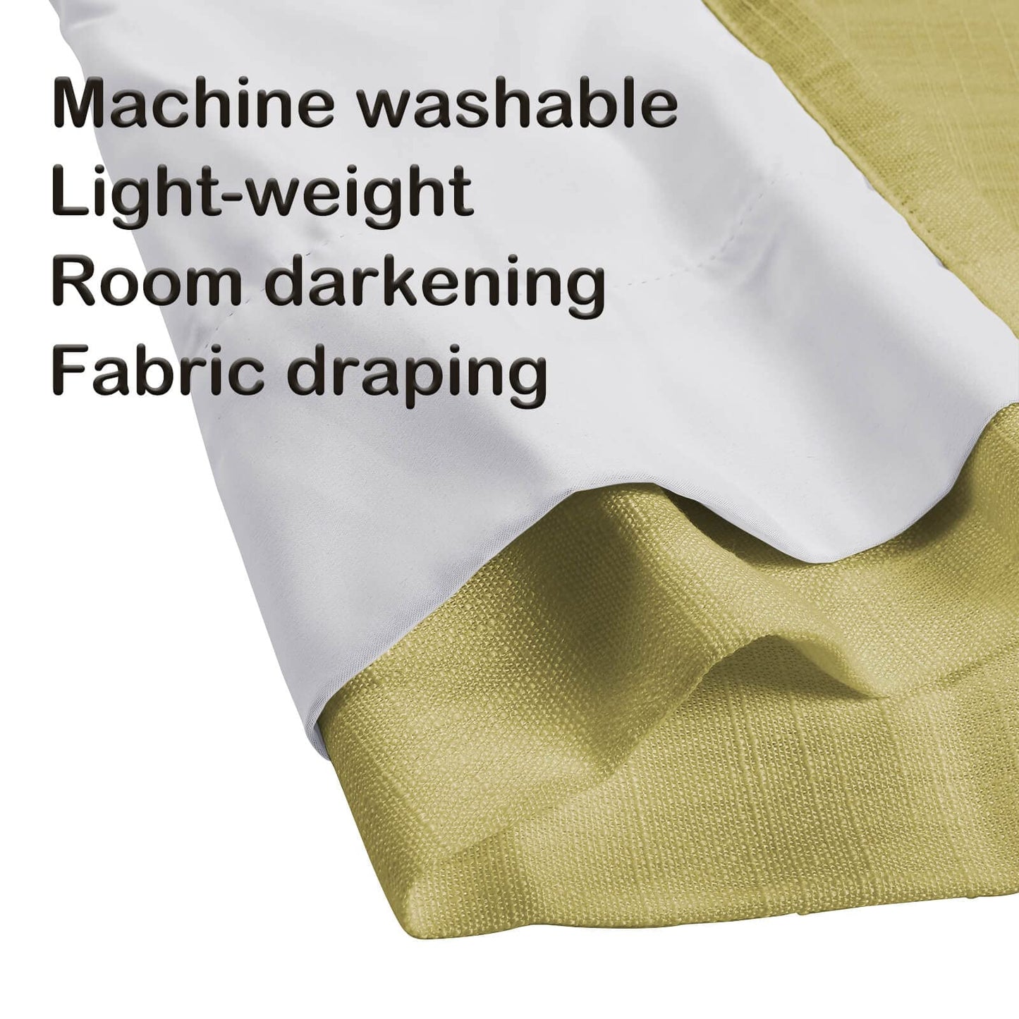 Drapifytex Pinch Pleat Polyester Faux Linen Curtain, 100 Inches Wide by 102 Inches Long, Beige Texture Curtains for Living Room and Bedroom (1 Panel)