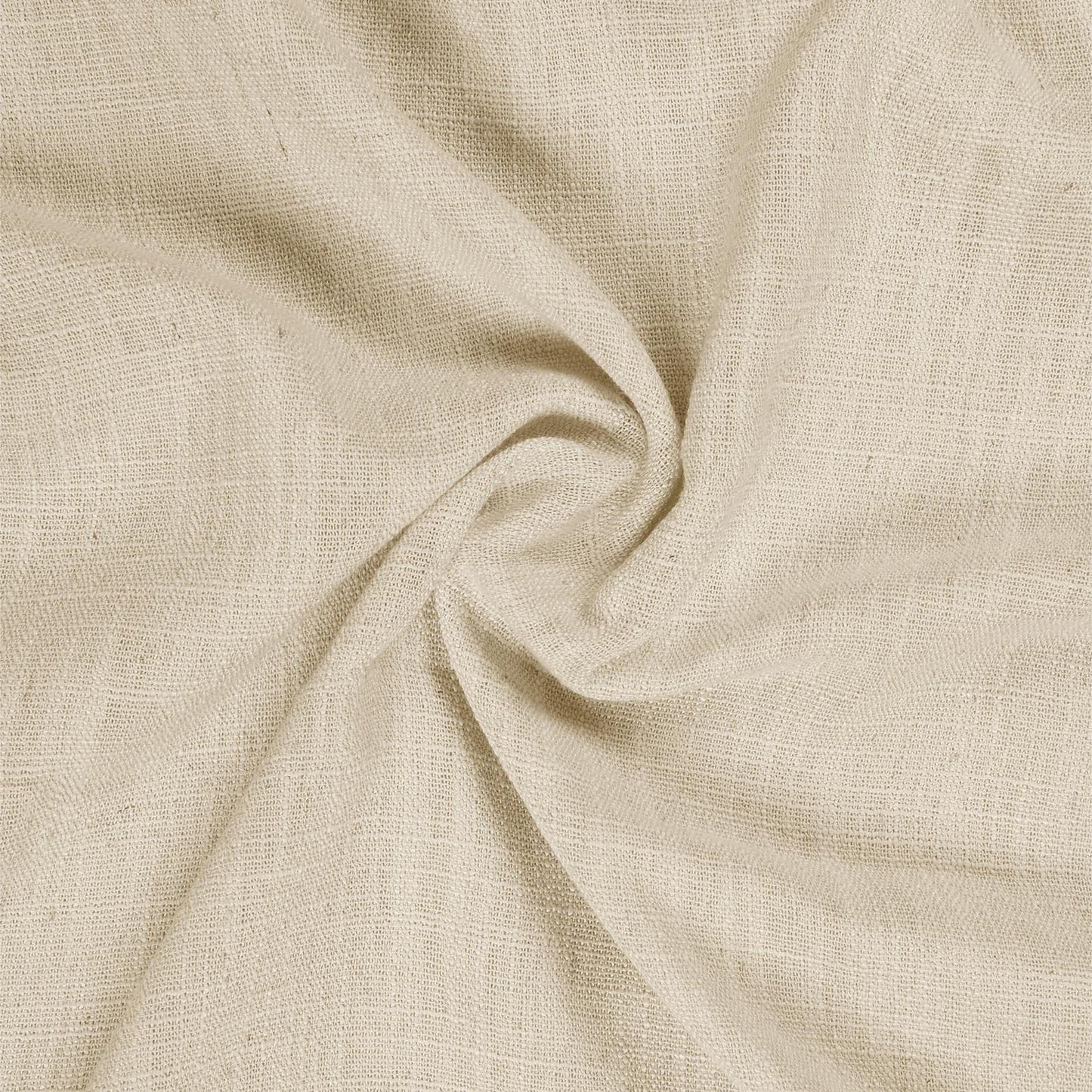 Drapifytex Pinch Pleat Polyester Faux Linen Curtain, 100 Inches Wide by 102 Inches Long, Beige Texture Curtains for Living Room and Bedroom (1 Panel)